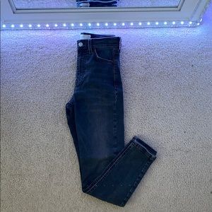 NWOT Black Faded Topshop Jeans